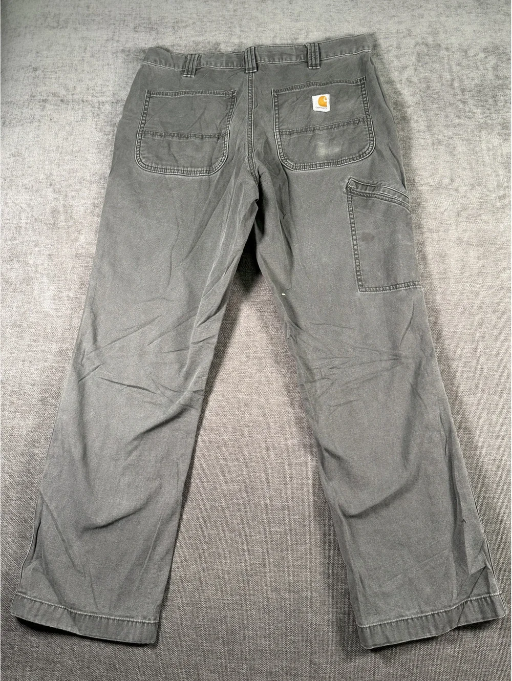 Carhartt Relaxed Fit Work Pants Size 33x30 Gray